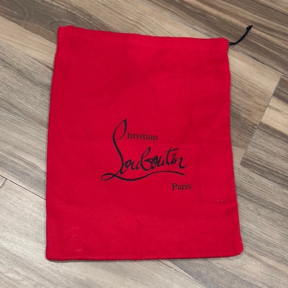 Authentic Christian Louboutin Red Drawstring Dust Bag - Picture 1 of 5